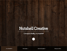 Tablet Screenshot of nutshellcreative.com.au